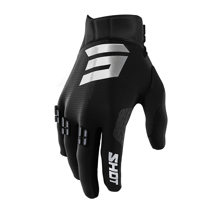 Motocross Handschuhe Shot Aerolite Airflow Schwarz
