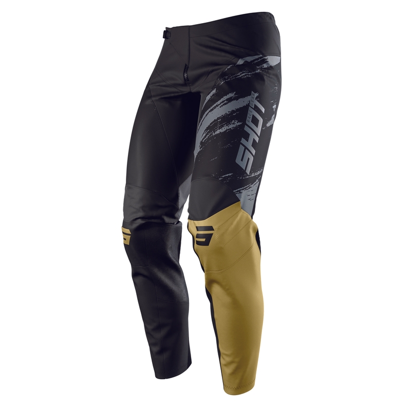 Motocross Hose Shot Contact Draw schwarz-gold