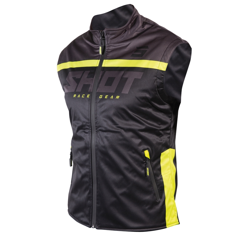 Softshellweste Shot Lite schwarz-fluo gelb sale Ausverkauf