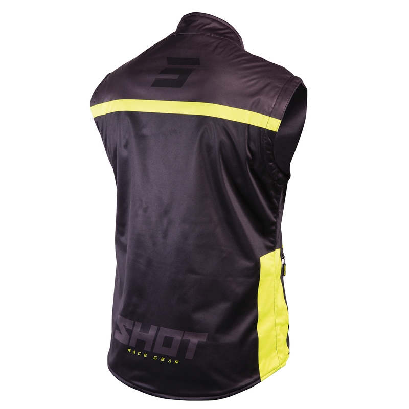 Softshellweste Shot Lite schwarz-fluo gelb sale Ausverkauf