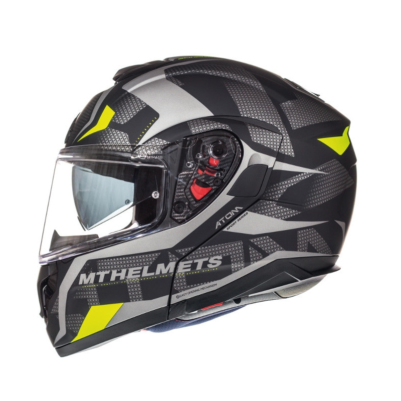 MT Atom Divergence Motorradhelm grau matt Ausverkauf
