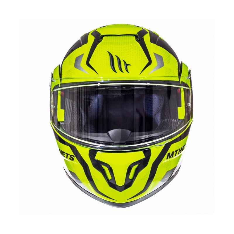 MT Atom Divergence fluo gelb tip-up Motorradhelm Ausverkauf