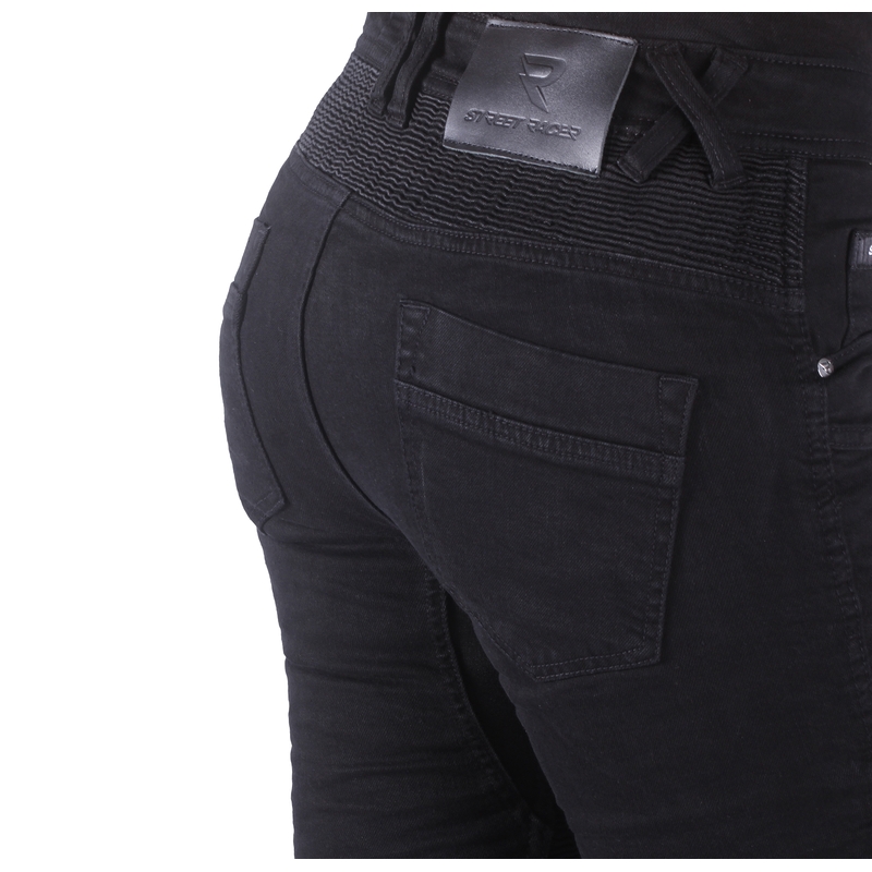 Dámské jeansy Street Racer Stretch II Slim fit CE černé
