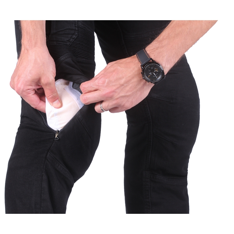 Street Racer Cargo CE Motorradjeans Schwarz