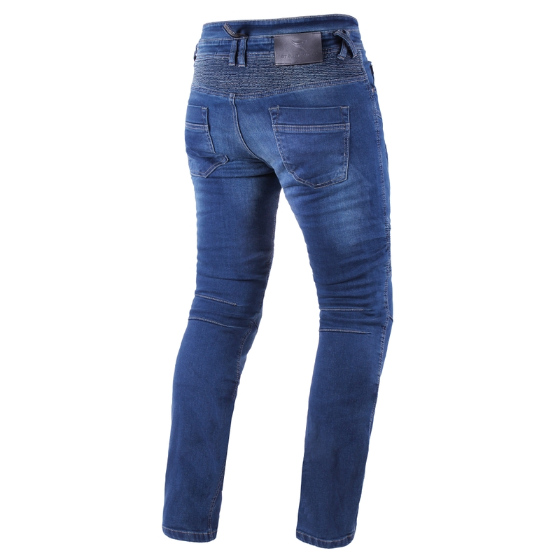 Street Racer Basic II CE Blau Cropped Motorrad Jeans