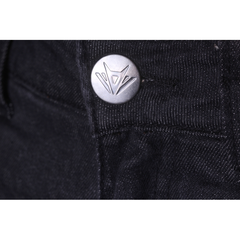 RSA Route CE Schwarz Gekürzte Motorradjeans