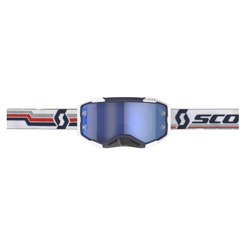 Motocrossbrille SCOTT Fury blau und weiß