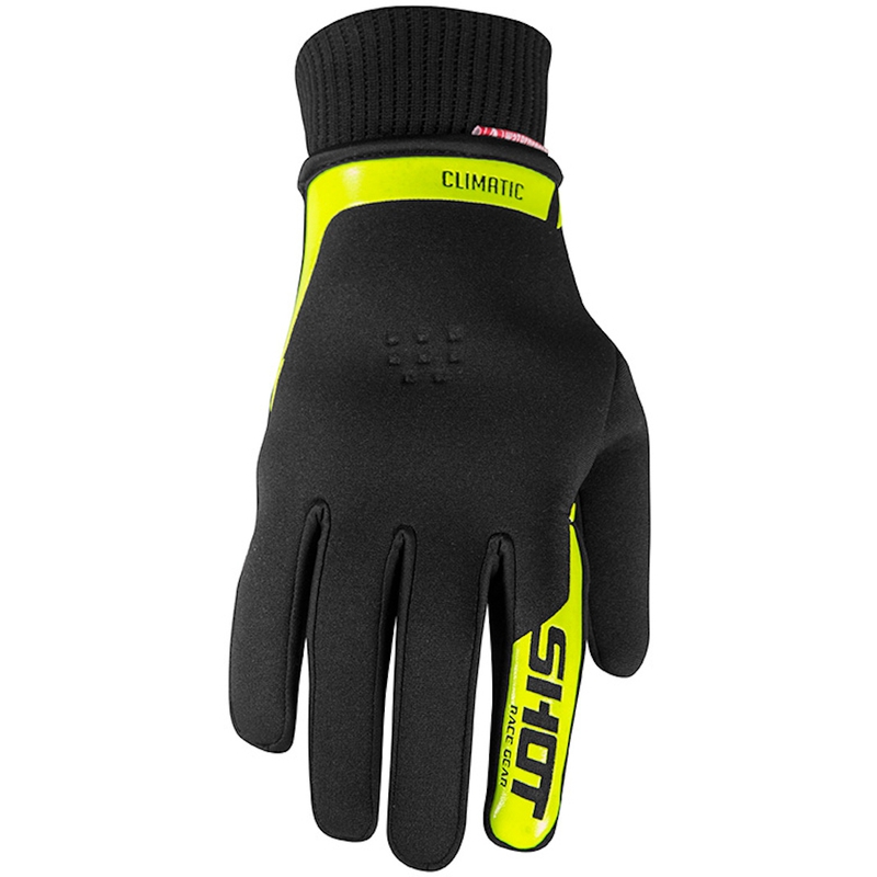 Motocross Handschuhe Shot Climatic schwarz-fluo gelb Ausverkauf