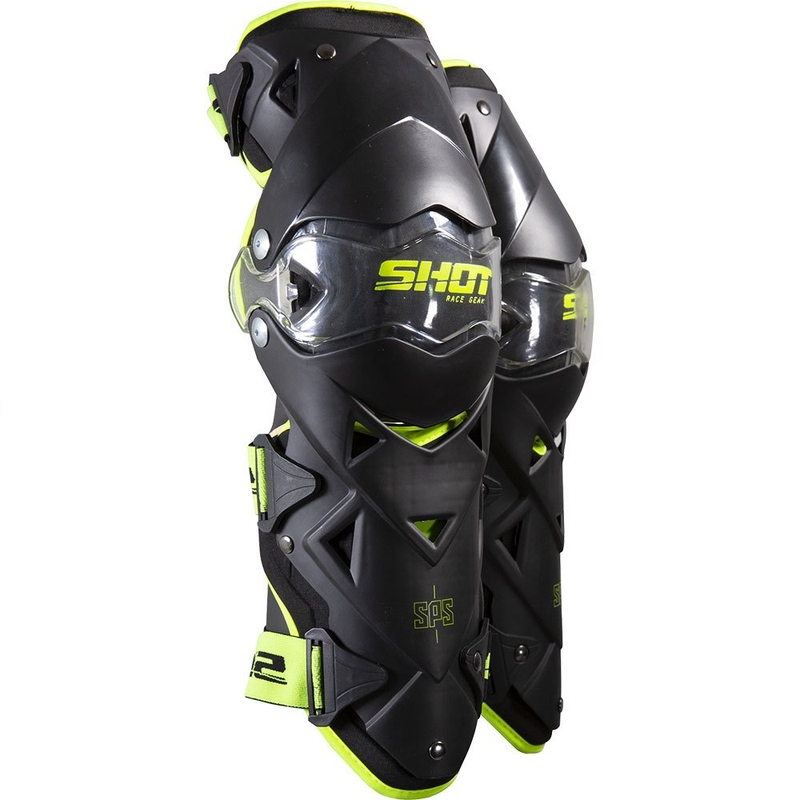 Knieschützer Shot Interceptor schwarz-fluo gelb