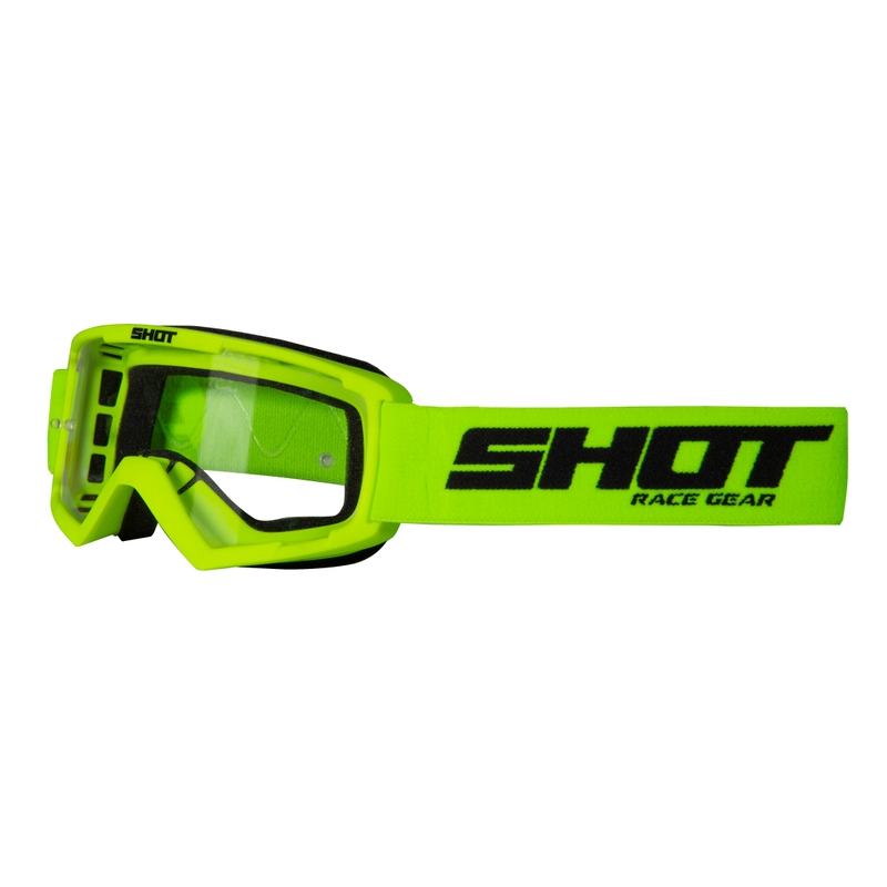 Kinder-Motocross-Brille Shot Rocket fluo gelb