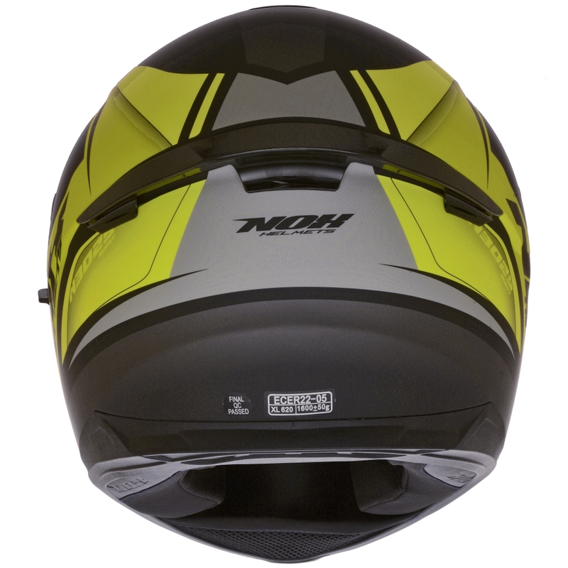 Integral Motorradhelm NOX N302S Quest schwarz-grau-gelb Ausverkauf