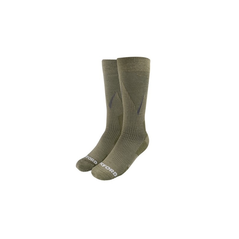 Oxford Merino Socken khaki grün