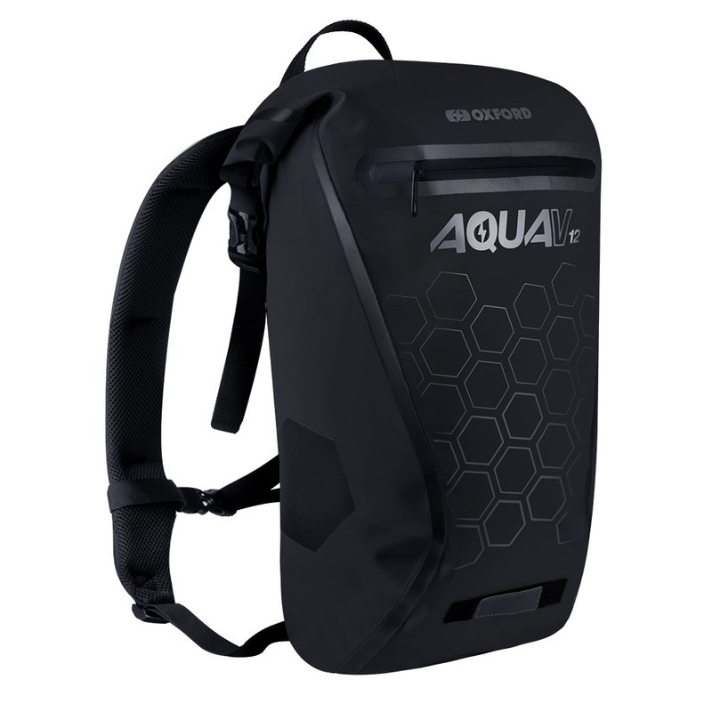 Wasserdichter Rucksack Oxford AQUA V12 schwarz 12 l
