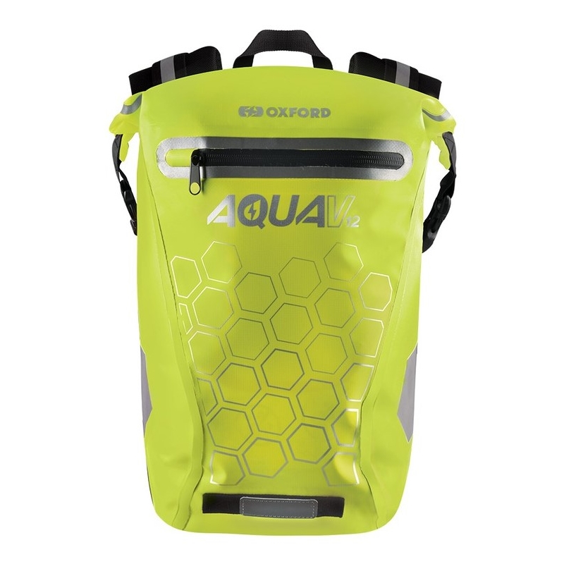 Wasserdichter Rucksack Oxford AQUA V12 fluo gelb 12 l