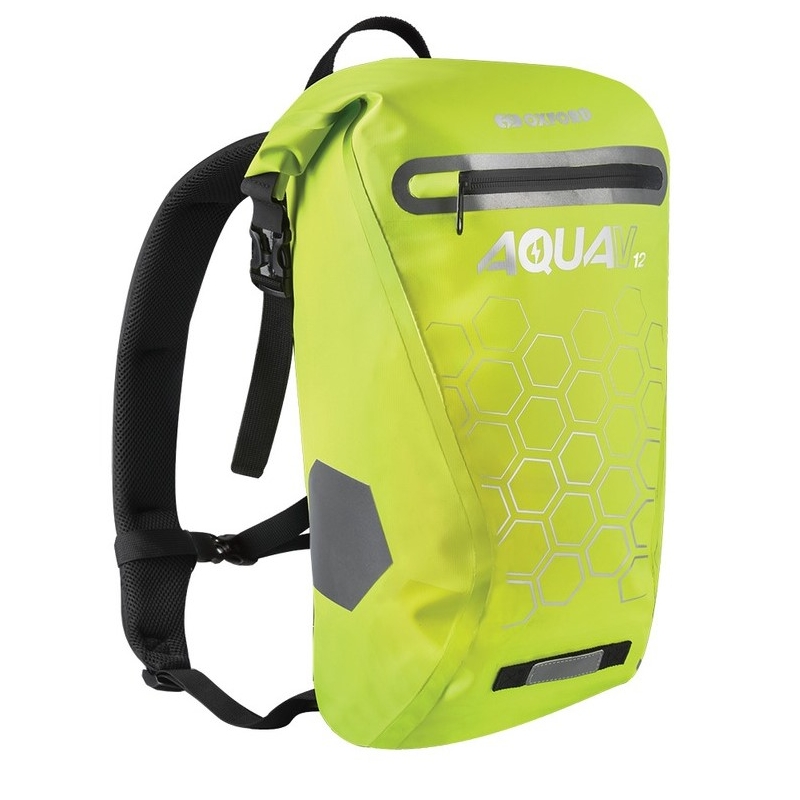 Wasserdichter Rucksack Oxford AQUA V12 fluo gelb 12 l