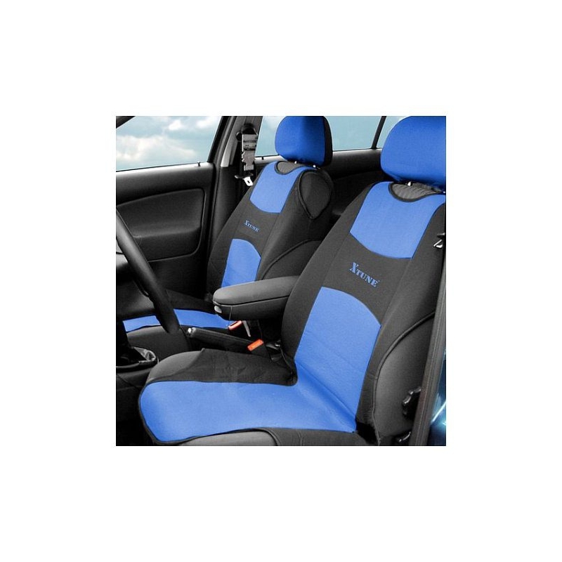 Sitzbezug TRIKO 2tlg. blau