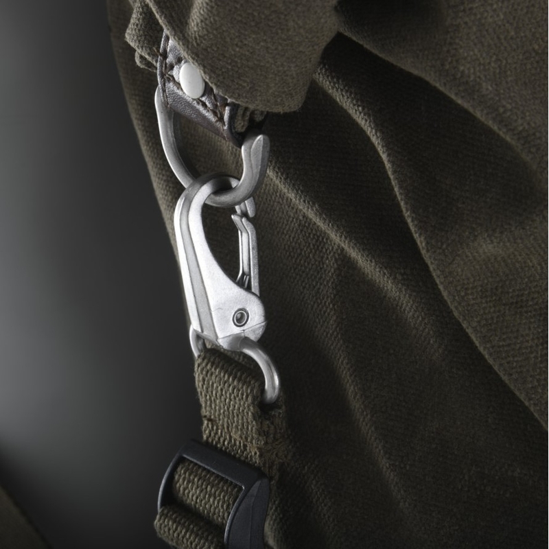 Oxford Heritage khaki grün 40l Motorrad Seitentaschen