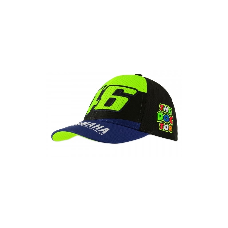 Kindermütze Valentino Rossi VR46 YAMAHA blau-schwarz-gelb