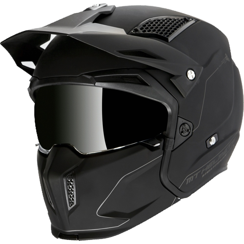 Motorradhelm MT Streetfighter SV Solid black matt - Grade II