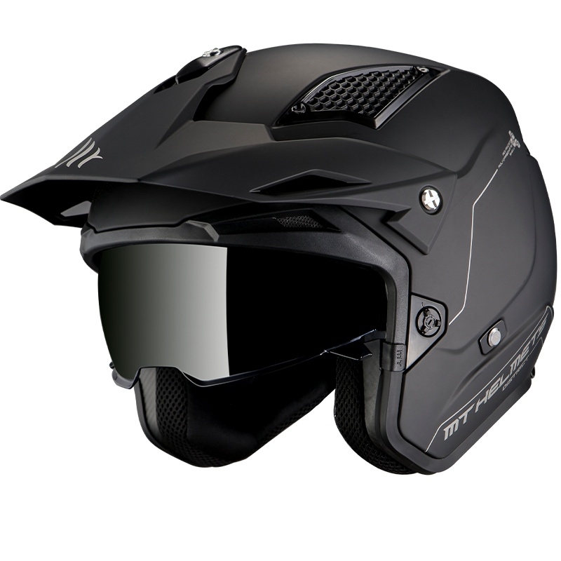 Motorradhelm MT Streetfighter SV Solid black matt - Grade II