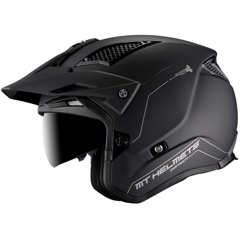 Motorradhelm MT Streetfighter SV Solid black matt - Grade II