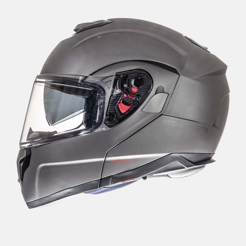 MT Atom Motorradhelm Titanium - Grad II