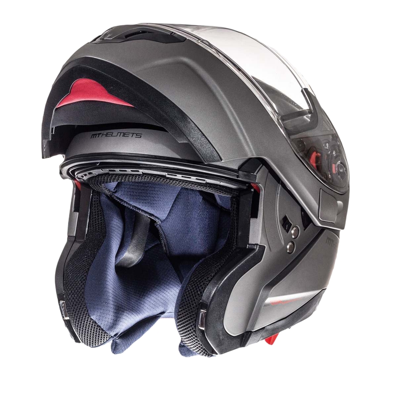 MT Atom Motorradhelm Titanium - Grad II