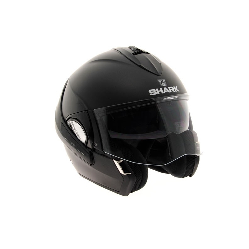 Klapphelm SHARK EVOLINE 3 Uni Mat schwarz matt - Grad II