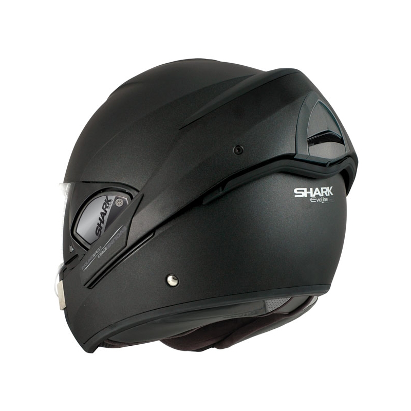 Klapphelm SHARK EVOLINE 3 Uni Mat schwarz matt - Grad II