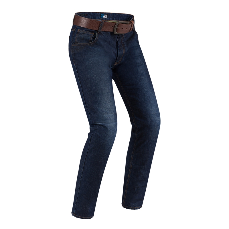 Motorradjeans PMJ Deux dunkelblau