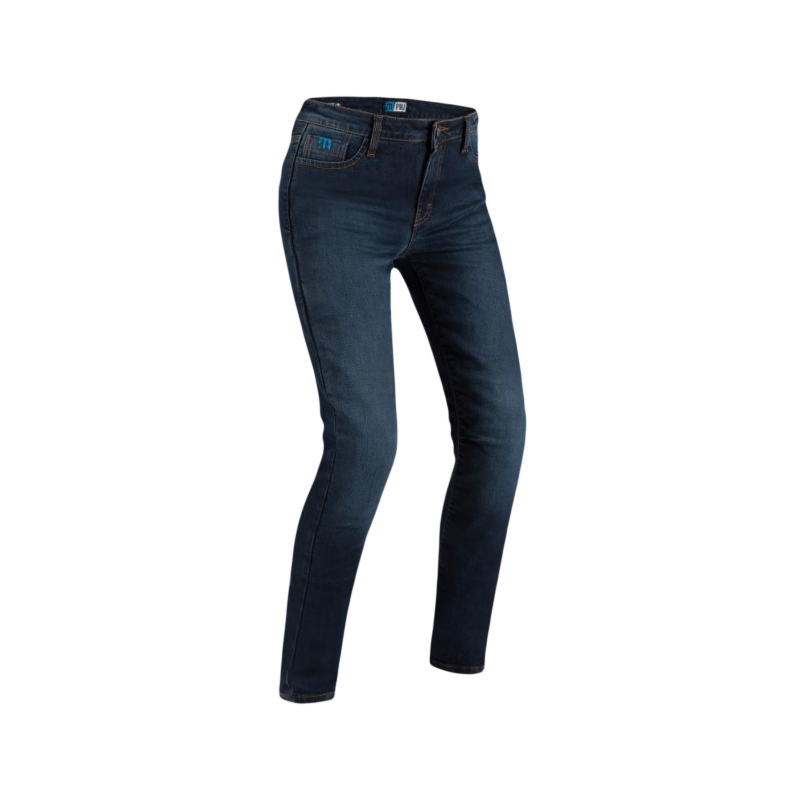 PMJ Caferacer Legend Dunkelblau Motorradjeans Damen Ausverkauf