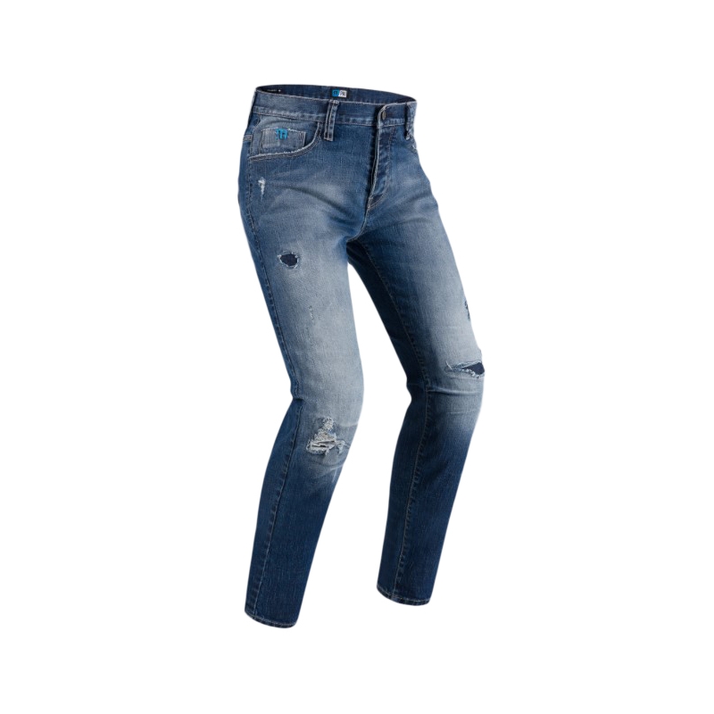 PMJ Street blaue Motorradjeans Ausverkauf