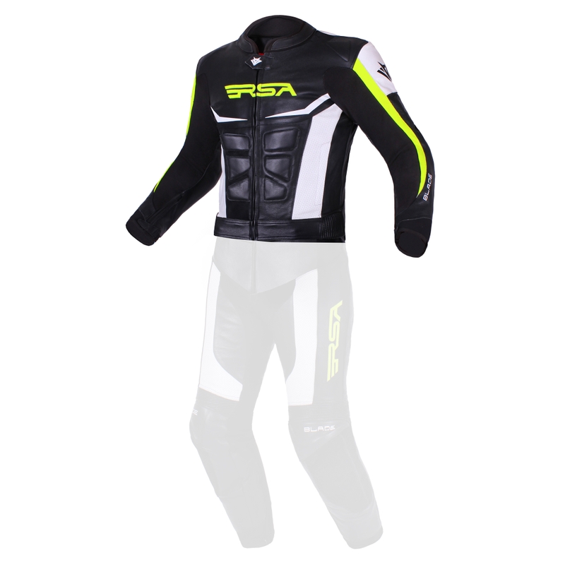 Herrenjacke RSA Blade schwarz-weiß-fluo gelb Ausverkauf