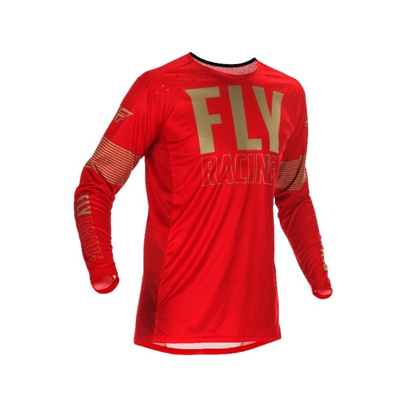 Motocross Trikot FLY Racing Lite 2021 rot-grün