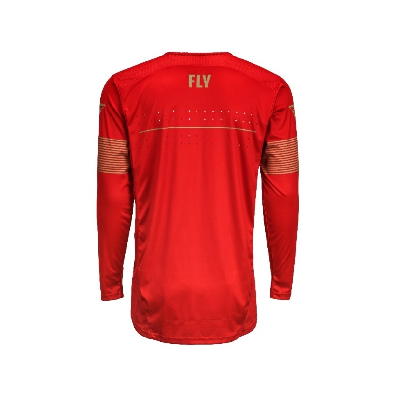 Motocross Trikot FLY Racing Lite 2021 rot-grün