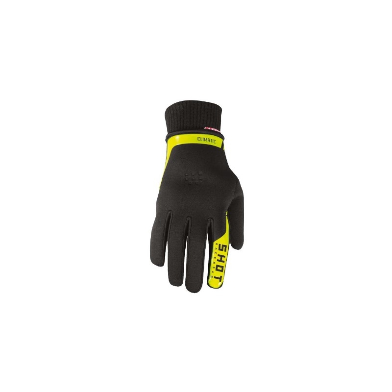 Motocross Handschuhe Shot Climatic 2.0. schwarz-fluo gelb Ausverkauf