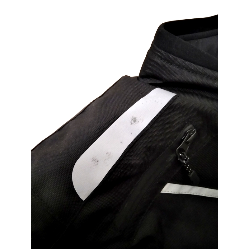 Damen Motorradjacke Street Racer Betty schwarz und weiß - II. Qualität