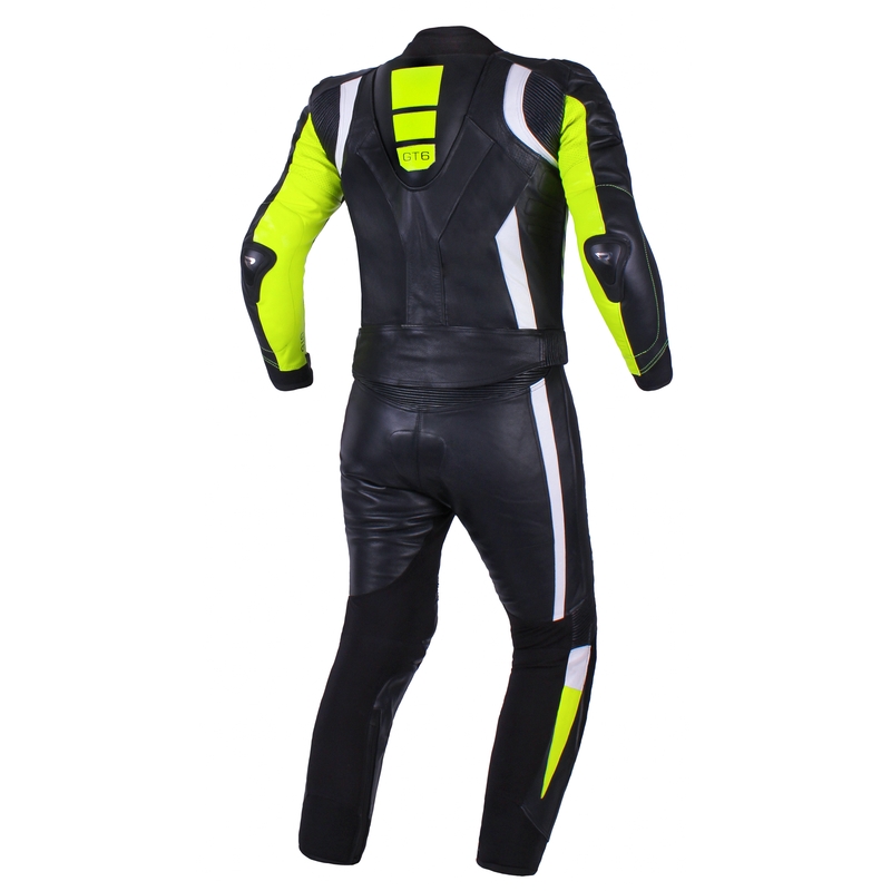 Herren-Overall Street Racer GT6 schwarz-weiß-fluo gelb Ausverkauf