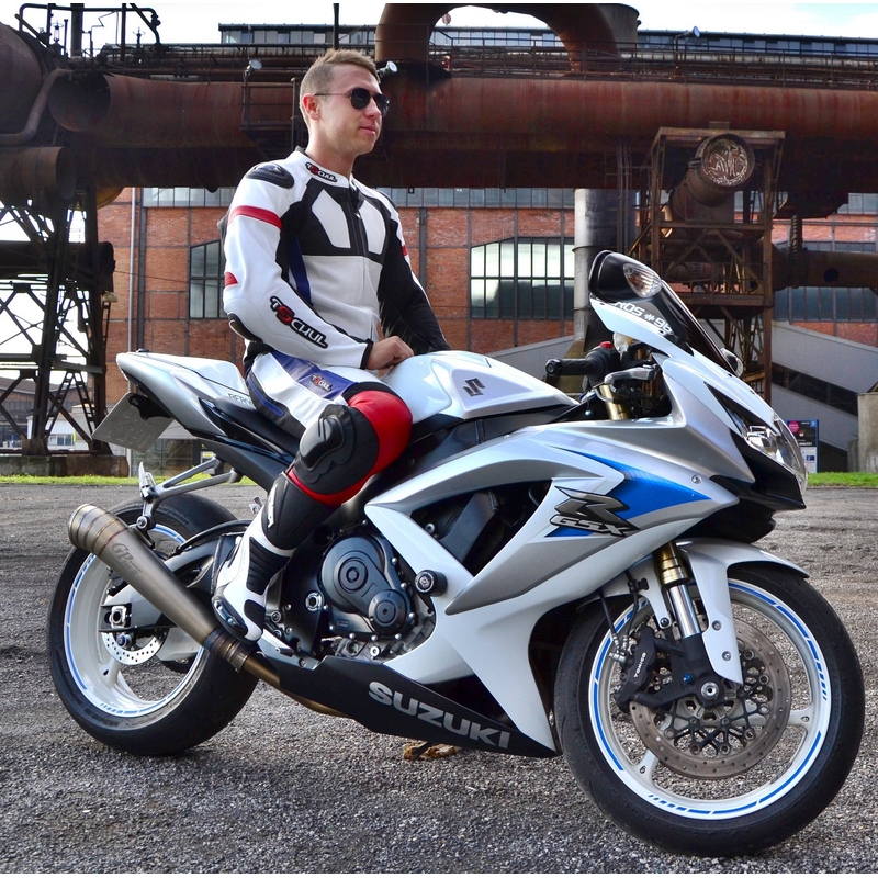 Herrenjacke Tschul 580 weiß-rot-blau-schwarz - II. Qualität