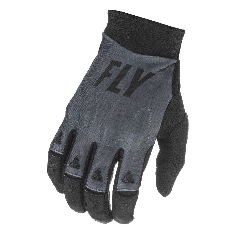 Motocross-Handschuhe FLY Racing Evolution 2021 schwarz-grau