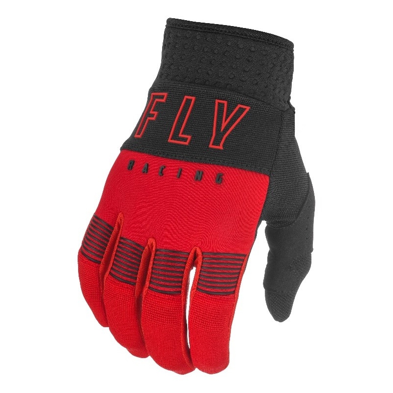 Motocross-Handschuhe FLY Racing F-16 2021 rot und schwarz