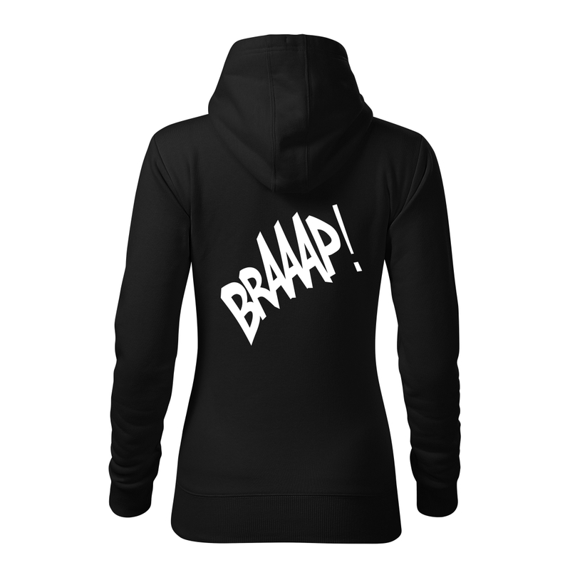 Damen Sweatshirt SUPERMOTO schwarz Ausverkauf