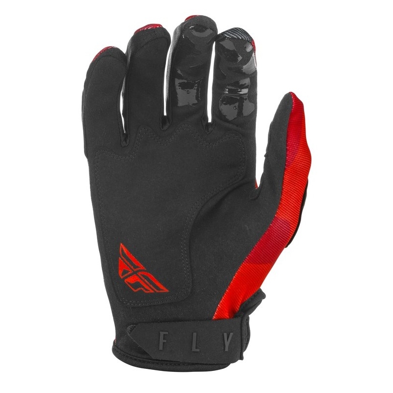 Motocross-Handschuhe FLY Racing Kinetic K221 rot-schwarz