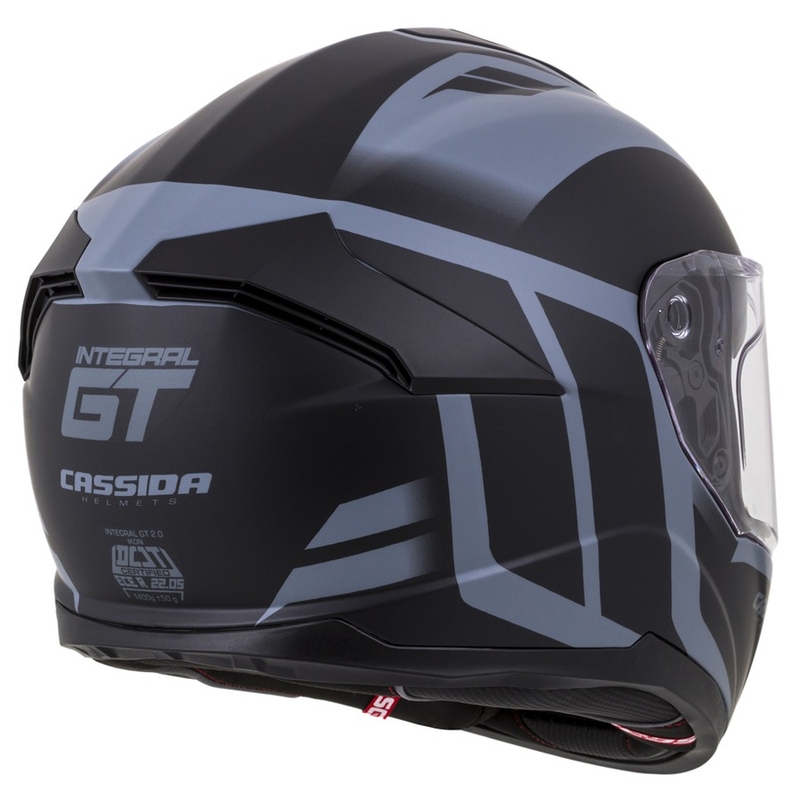 Integralhelm Cassida Integral GT 2.0 Ikon schwarz-grau Ausverkauf