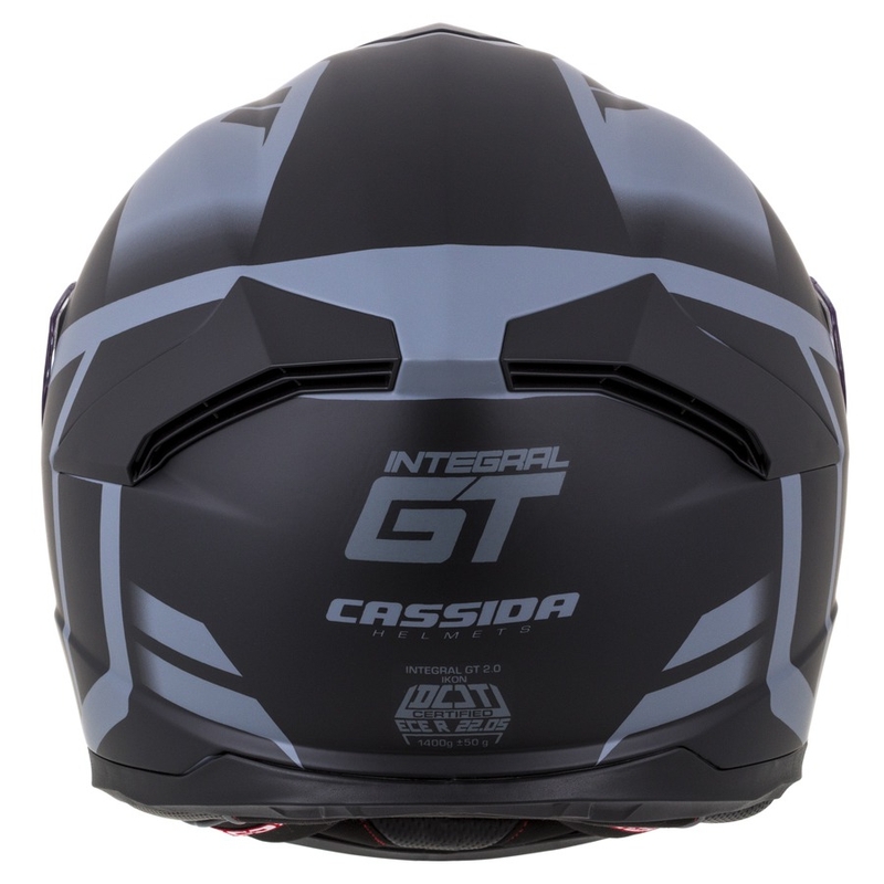Integralhelm Cassida Integral GT 2.0 Ikon schwarz-grau Ausverkauf