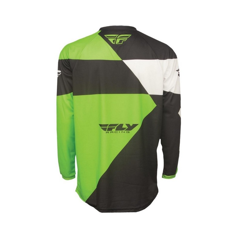 MX Trikot Fly F-16 2016 grün-schwarz-weiß Ausverkauf