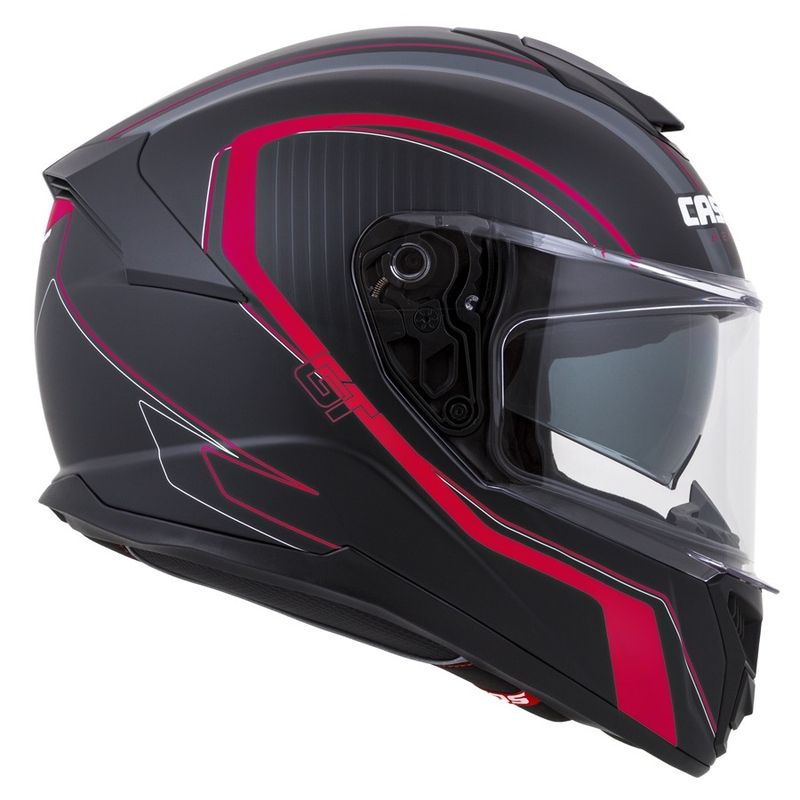 Integralhelm Cassida Integral GT 2.0 Reptyl schwarz-grau-fluorrot