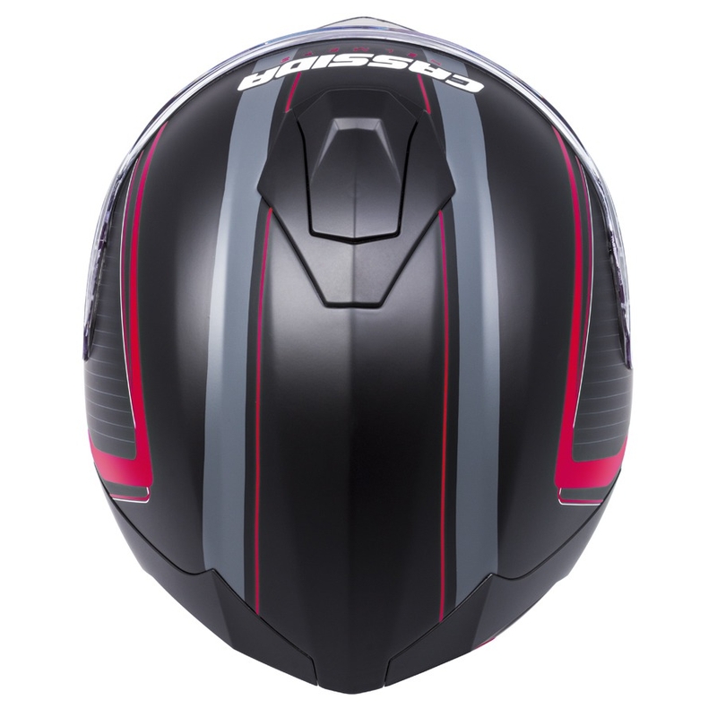 Integralhelm Cassida Integral GT 2.0 Reptyl schwarz-grau-fluorrot