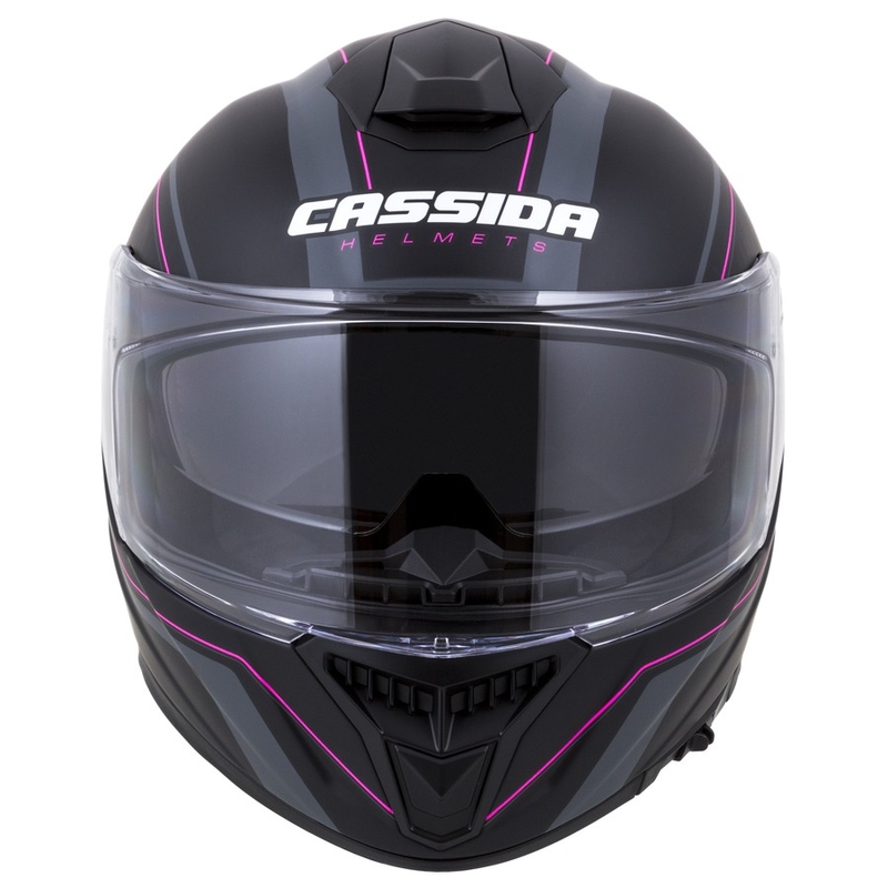 Integralhelm Cassida Integral GT 2.0 Reptyl schwarz-grau-rosa