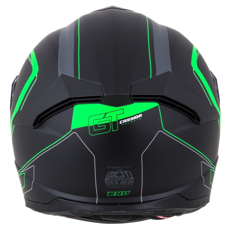 Integralhelm Cassida Integral GT 2.0 Reptyl schwarz-grau-grün